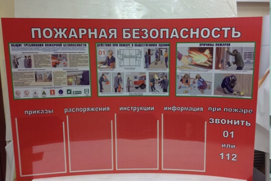 Плакаты по пожарной безопасности